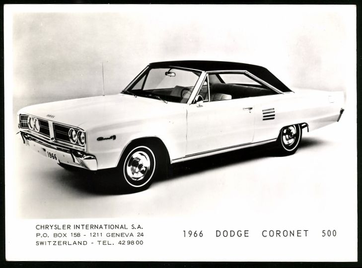 Fotografie & Manifesti: Fotografie Auto Dodge Coronet 500, US-Ca – Usato da Berlin venduto da bartko-reher