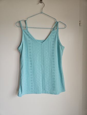 Sommer Top Damen türkis von Shein