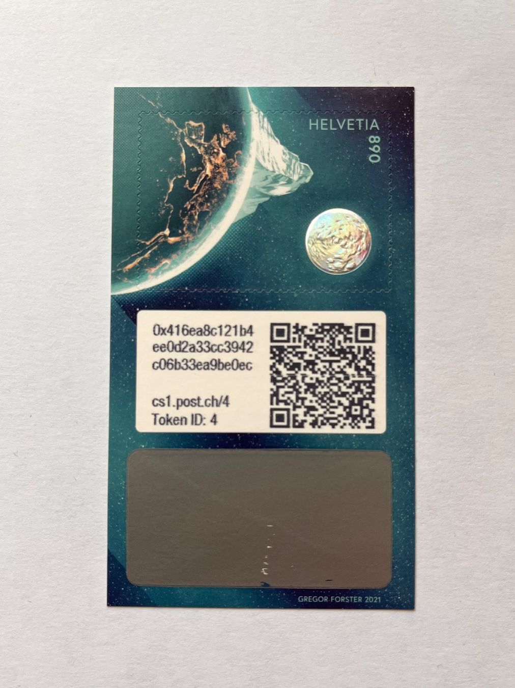Tutti i francobolli: Swiss Crypto Stamps 1.0 ID-4 – Nuovo (secondo la descrizione) da Basel venduto da LukasA1992 1