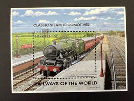 Sierra Leone Lokomotive Block **  Luxus (B685)