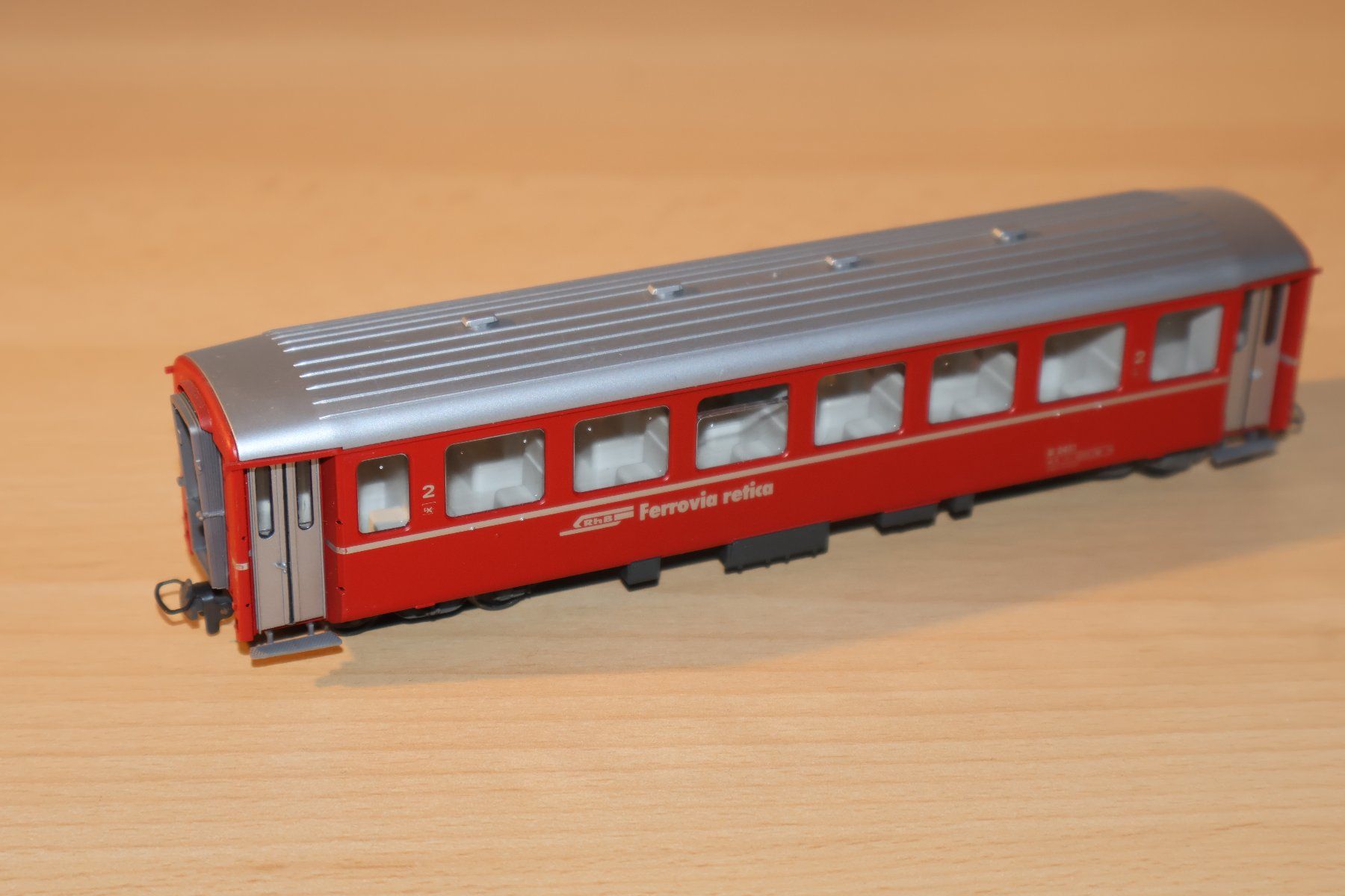 Bemo Modellini di ferrovie: 3 Bemo Personnenwagen rot – Usato da La Tour-de-Peilz venduto da valoute 2