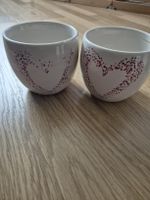 2er Set Blumentöpfe, Herzdesign, ideal für den Frühling!