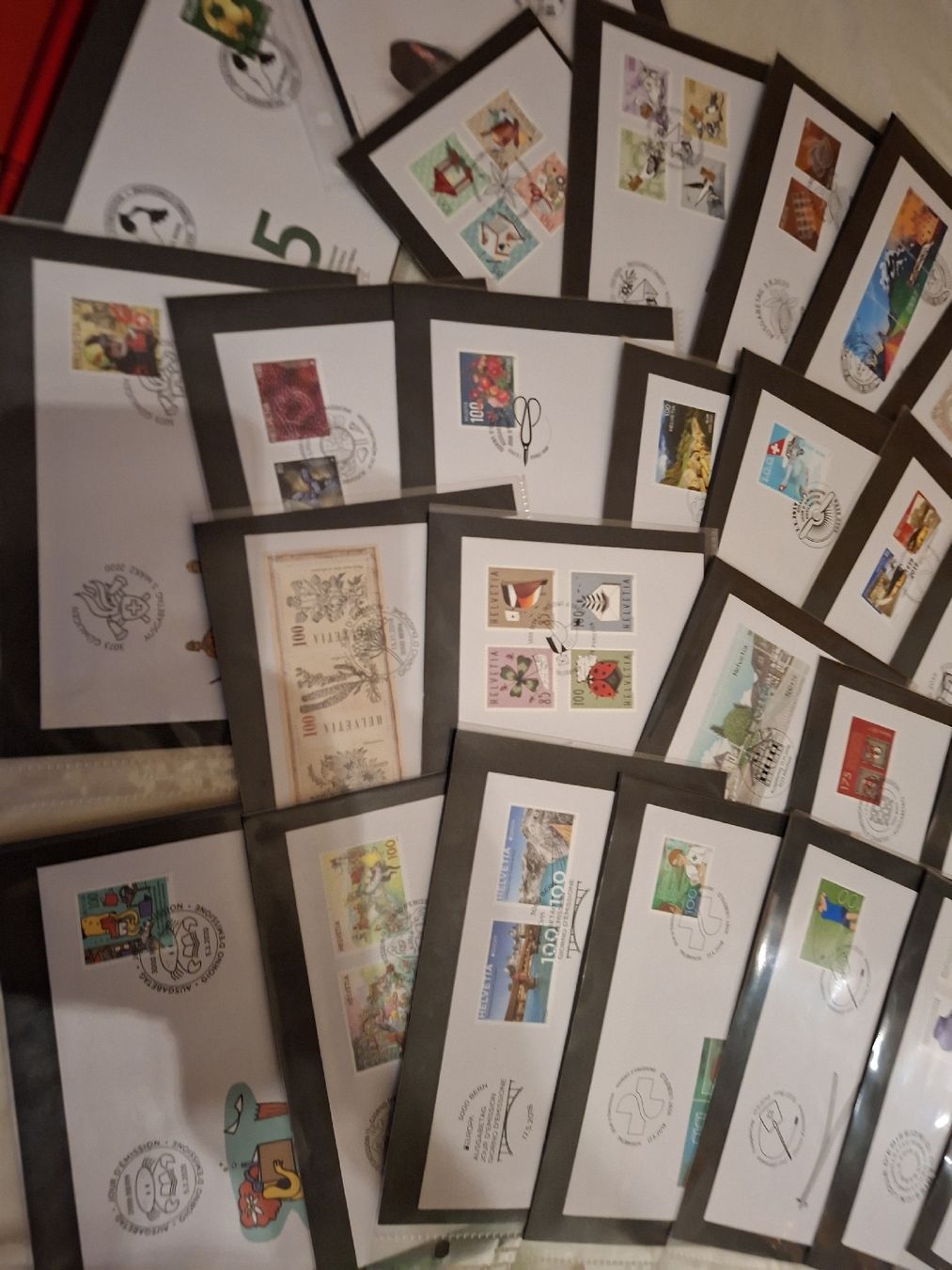 Alle Briefmarken: FDC 2018 / 2019 / 2020 74Stk. – Gebraucht aus Balgach von SIMEON27 7