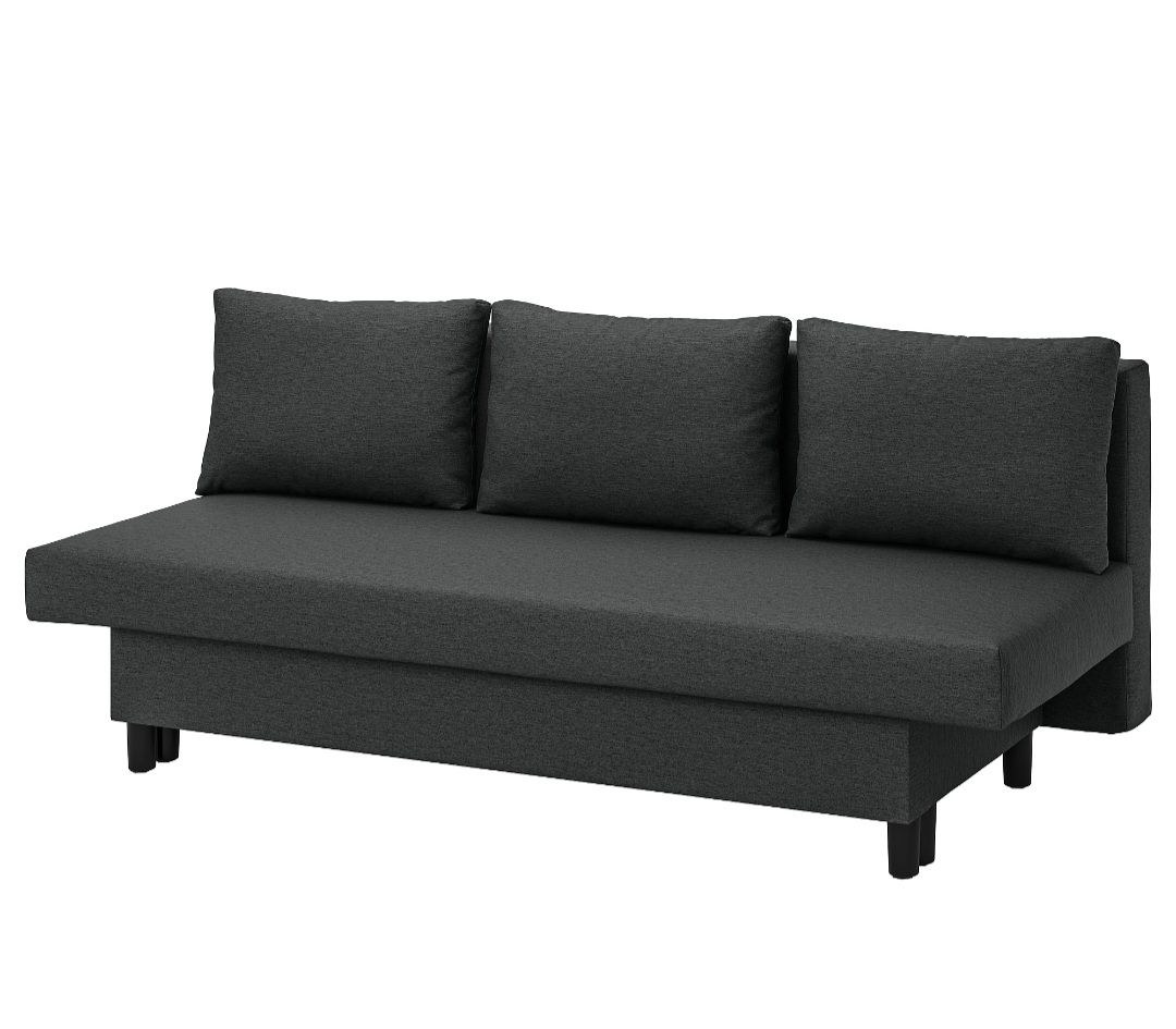 Ikea Sofas: 3er Bettsofa Älvdalen Ikea, dunkelgrau – Gebraucht aus Gwatt (Thun) von Julie-K 2