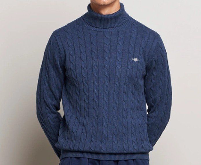 Gant Maglioni & Felpe: GANT Cotton Cable Turtle Neck Pullover Gr. L (20376) – Nuovo (secondo la descrizione) da Zürich venduto da fundsachenverkauf