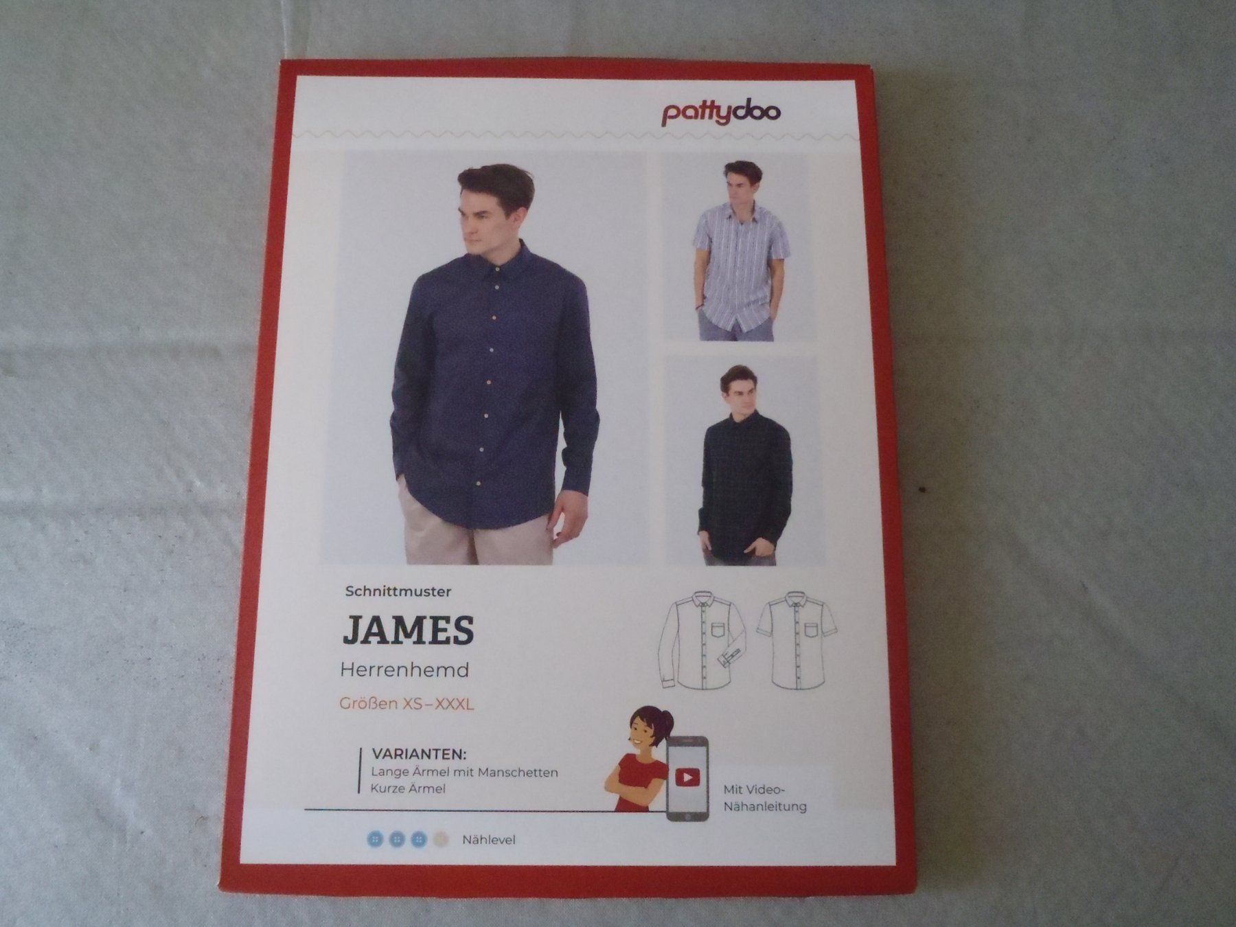 Cartamodelli: Herrenhemd "James" – Nuovo e nell'imballaggio originale da Moosseedorf venduto da Foxred