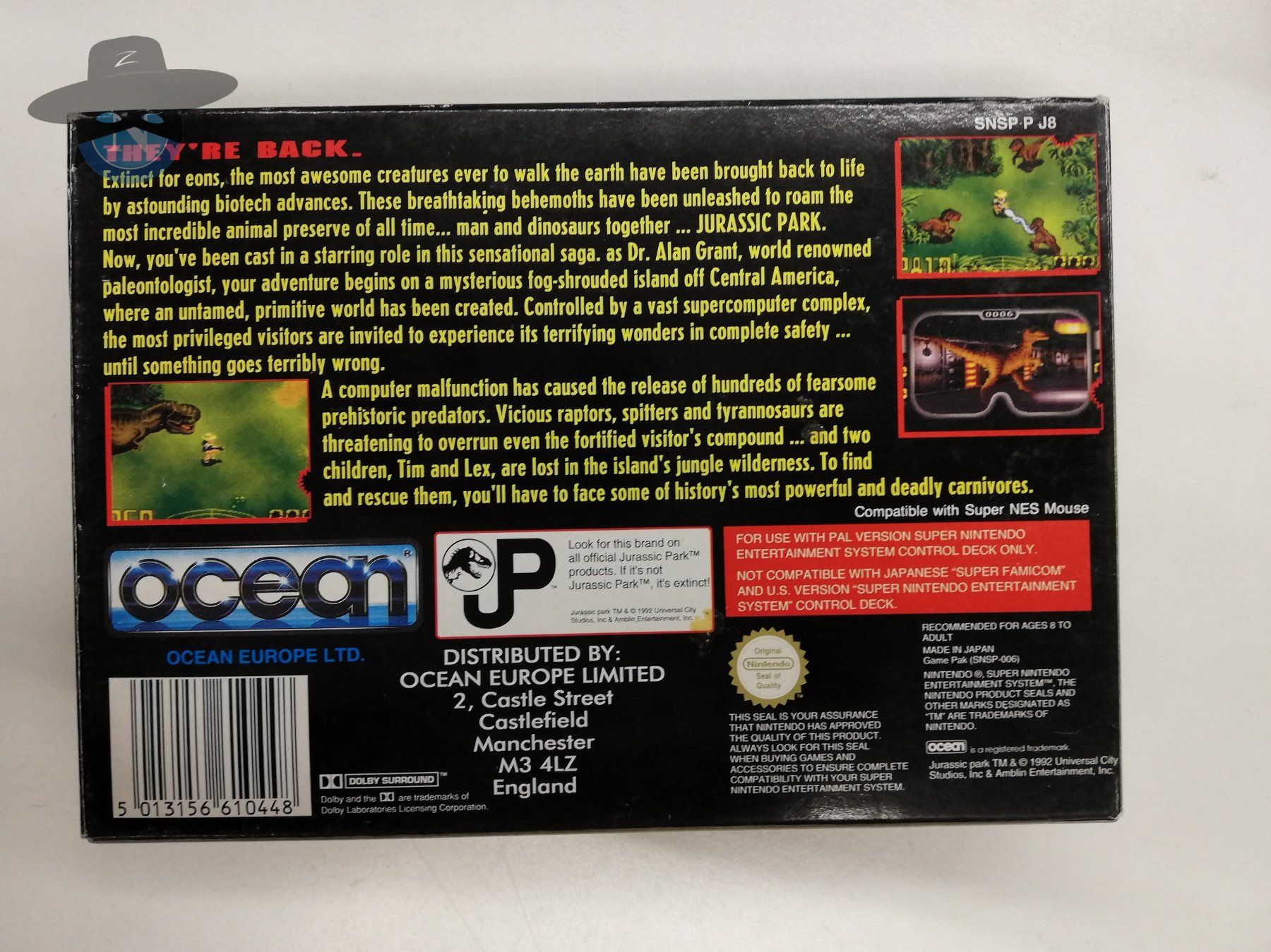 Nintendo Spiele: Jurassic Park / Super Nintendo SNES – Gebraucht aus St. Gallen von zorro_dc 1