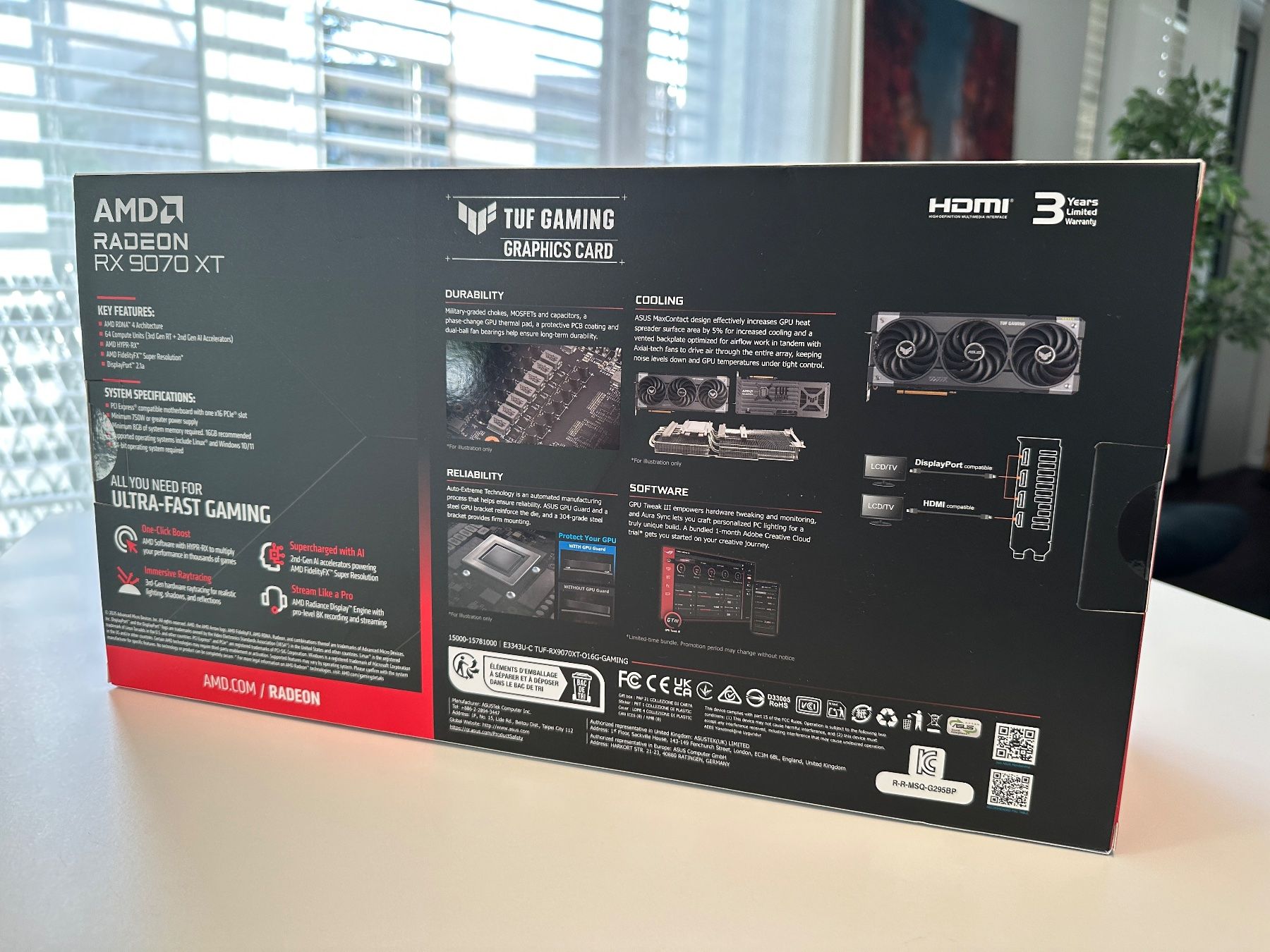 Asus Schede grafiche: ASUS TUF Gaming Radeon RX 9070XT OC – Nuovo e nell'imballaggio originale da Winterthur venduto da rem_r7ph 2