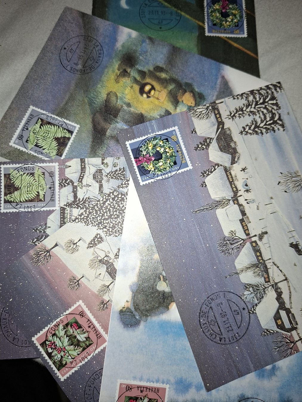 Tous les timbres: über 100 Briefe / Karten mit Voll O  – D'occasion à Balgach par SIMEON27 1