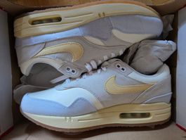 Nike Air Max 1 Crepe Light Bone Gr.44 Neu