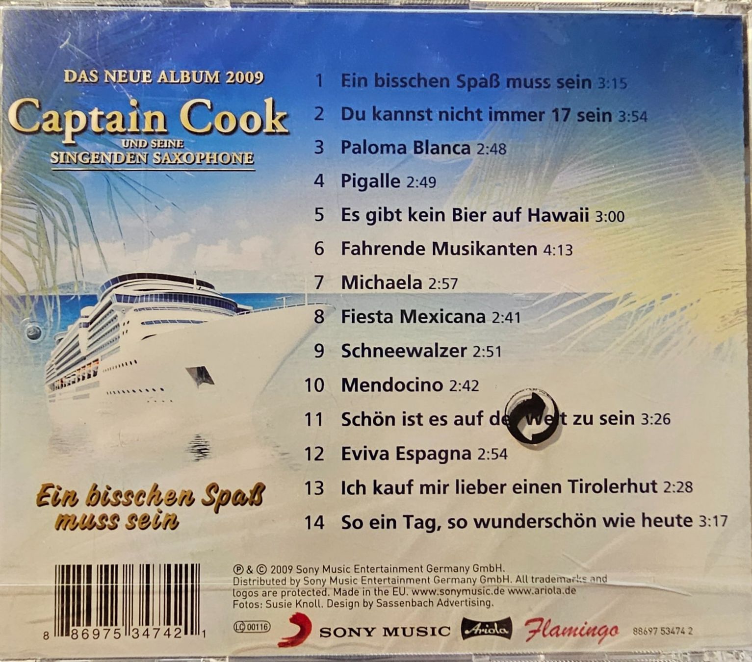 CD: Captain Cook - Ein bisschen Spass muss sein – Nuovo e nell'imballaggio originale da Wahlen b. Laufen venduto da Cg10 1