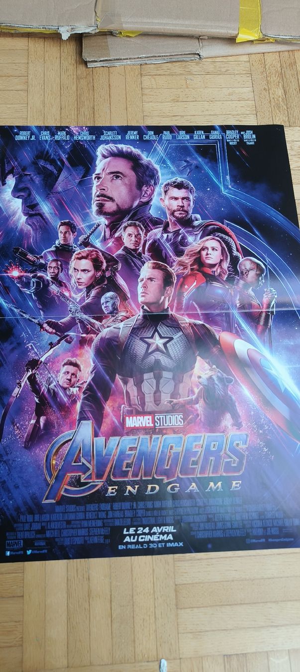 Foto & Immagini: Avengers Endgame official movie poster – Usato da Arzier-Le Muids venduto da Wondertomate