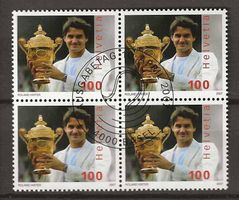B1229 - Roger Federer 2007 B4 1er jour