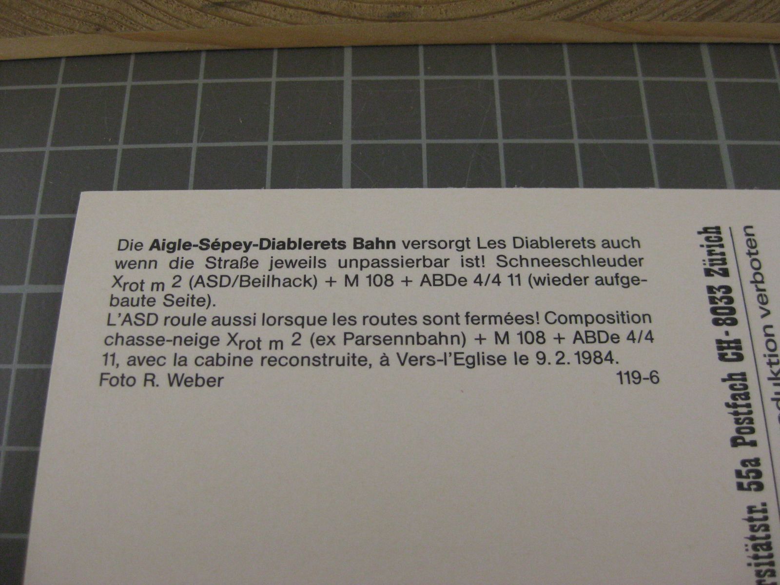 Cartoline postali: AK Vers-L'Eglise mit Zug  – Nuovo (secondo la descrizione) da Malters venduto da Marosko 2