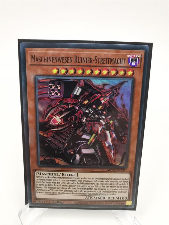 INFO-DE006 - Dunkler Magier, Der Magier Der Schwarzen Magie - Ultra Rare - Deutsch - 1. Auflage - The Infinite Forbidden - Mit LMS Trading Fieldcenter-Karte Yugioh