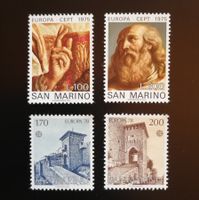San Marino Briefmarken 2 Serien Europa 1975 und 1978 **