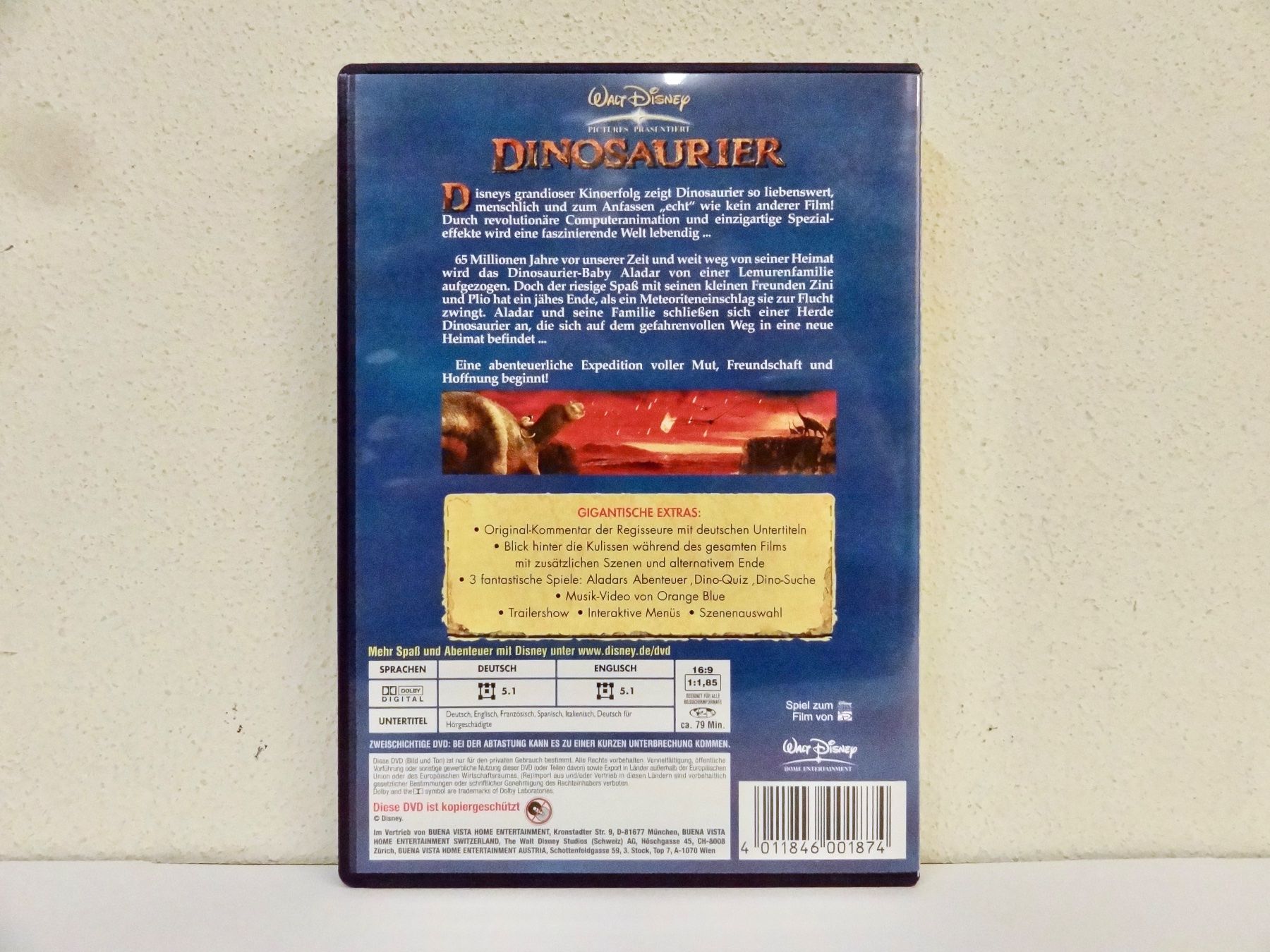 Tutti i DVDs: DVD DINOSAURIER WALT DISNEY – Nuovo (secondo la descrizione) da Kerzers venduto da wisaundso 2