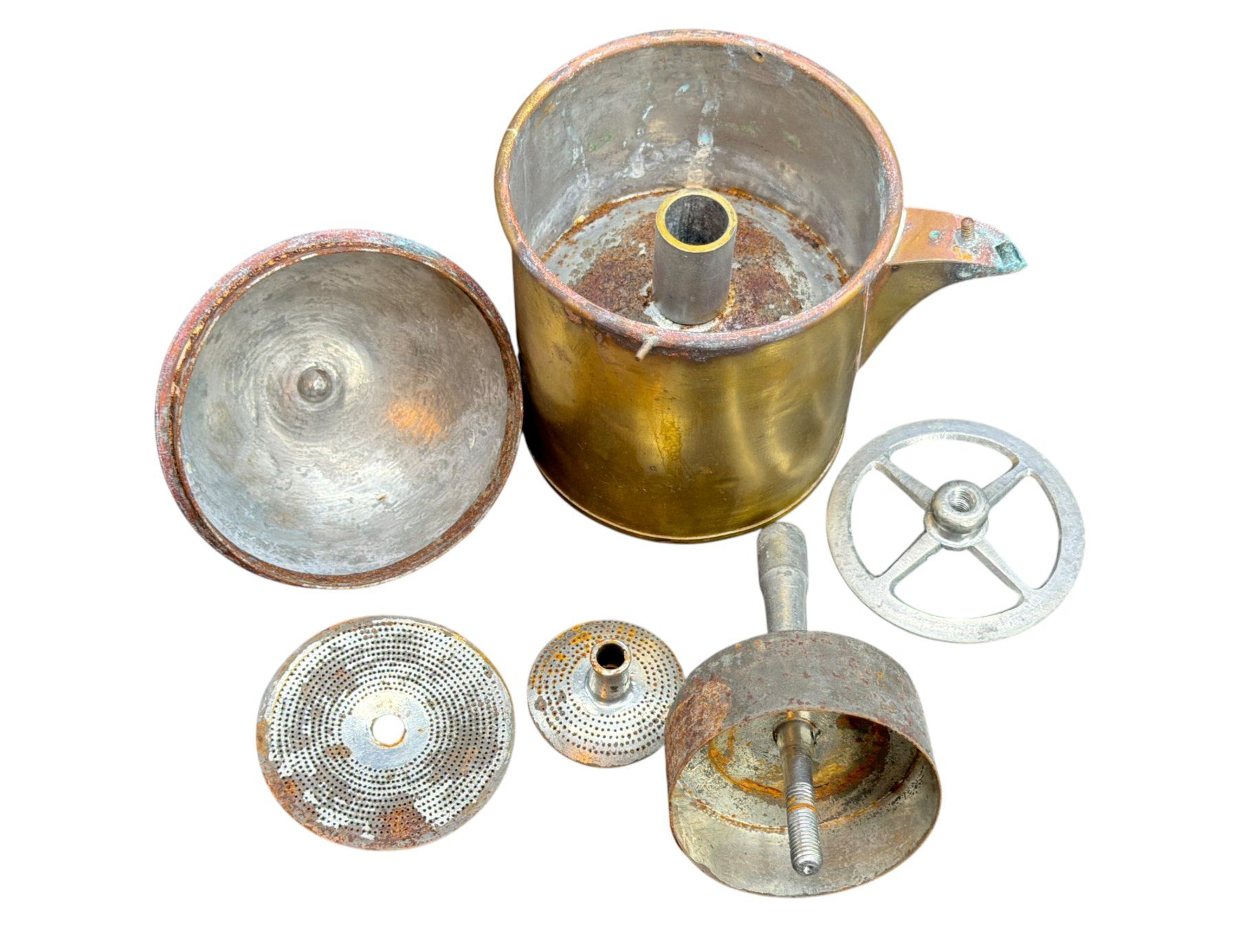 Macchine per caffè & Macchine per espresso: Cafetière ancienne en cuivre étamé – Usato da Morges venduto da Auct 7
