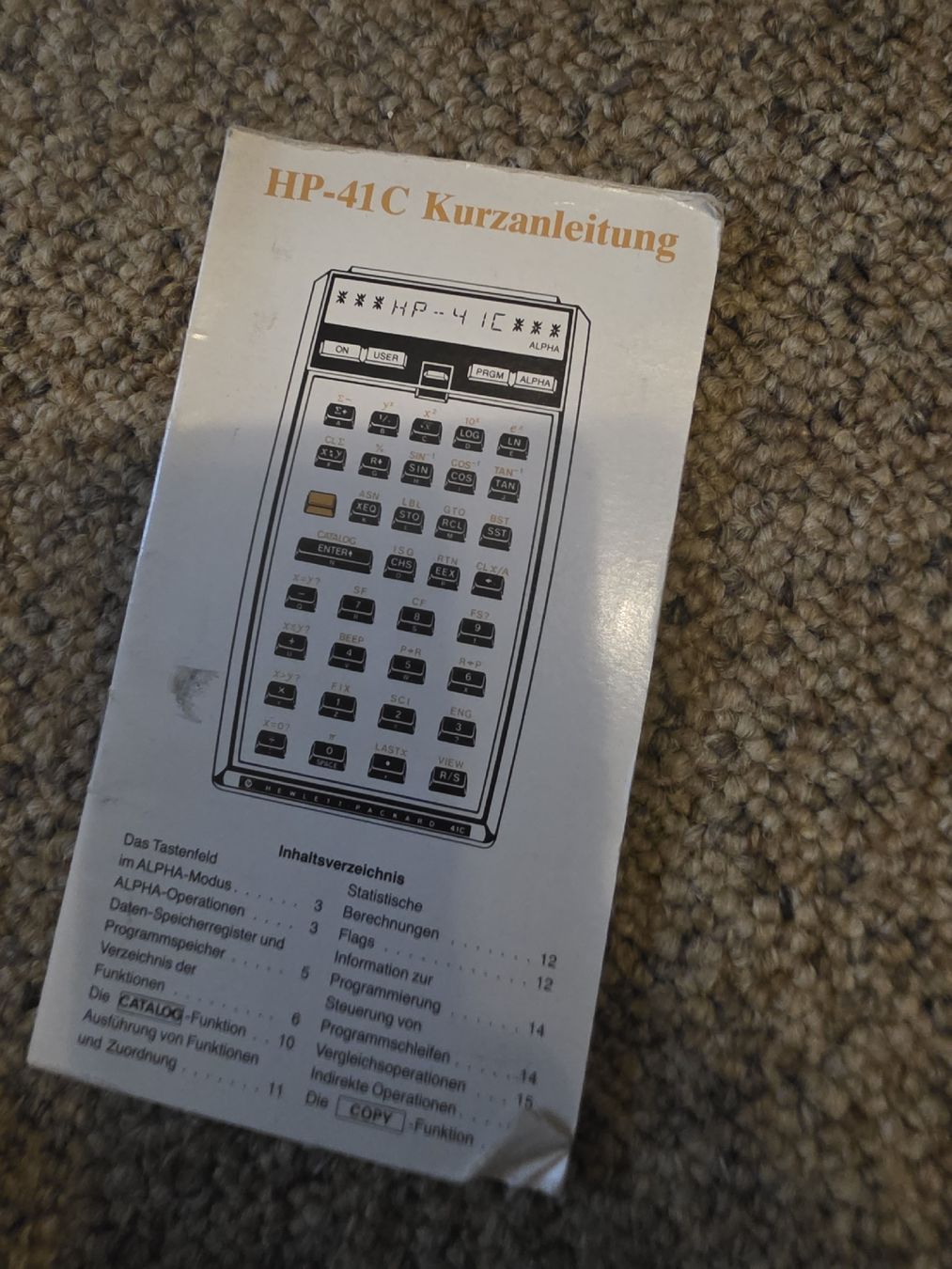 Hewlett Packard Taschenrechner: HP-41C Rechner mit Zubehör – Gebraucht aus Dulliken von WusNat 4