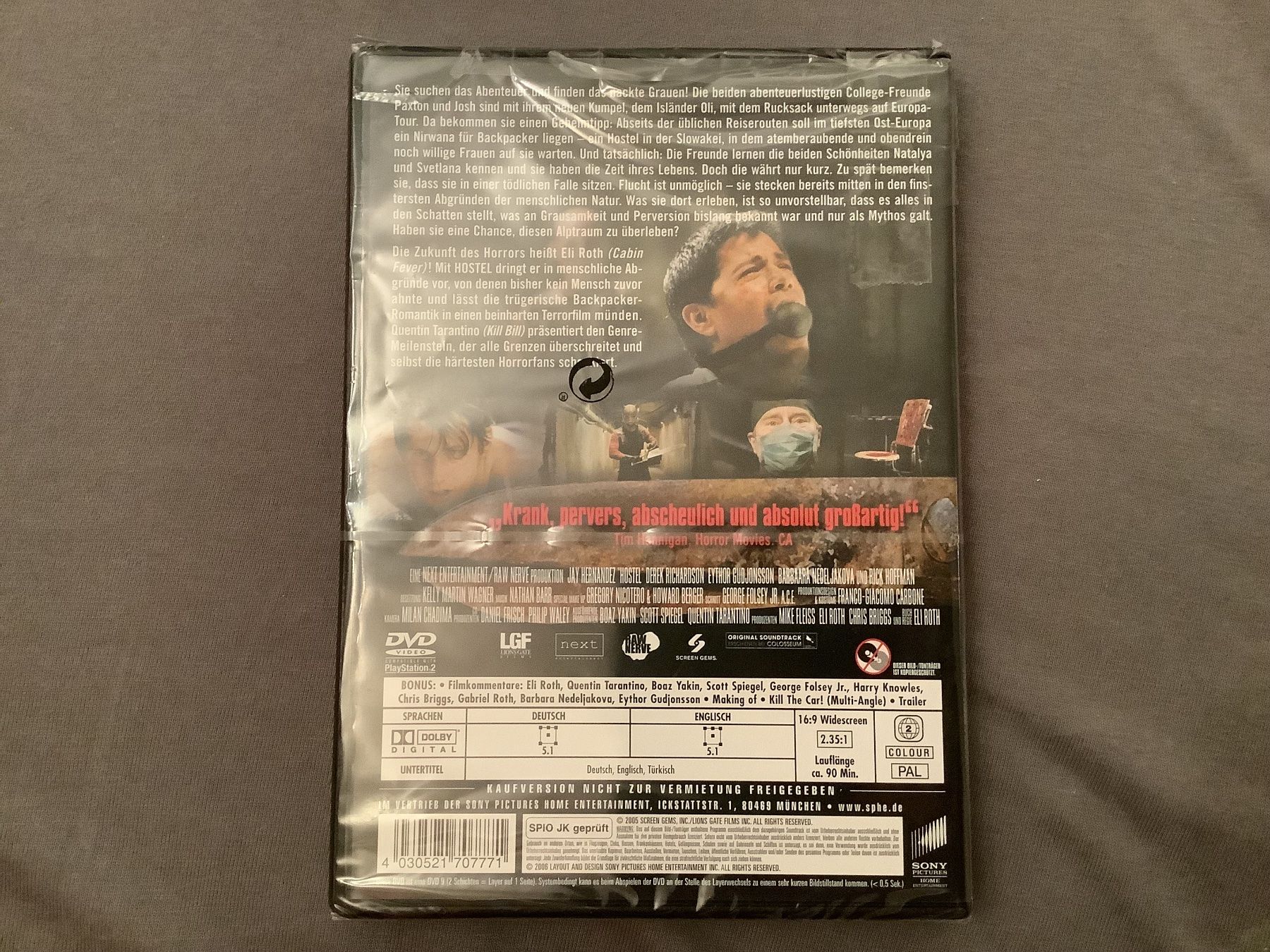 Tutti i DVDs: Hostel uncut – Nuovo e nell'imballaggio originale da Thun venduto da Goldie28 1