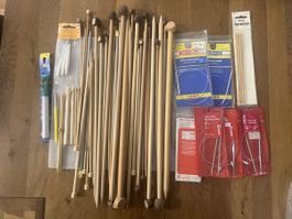 Stricknadeln und Zubehör Konvolut guter Zustand