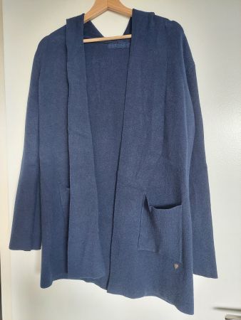 SCHÖNE DUNKELBLAUE HERBSTJACKE GR. S *NEU*