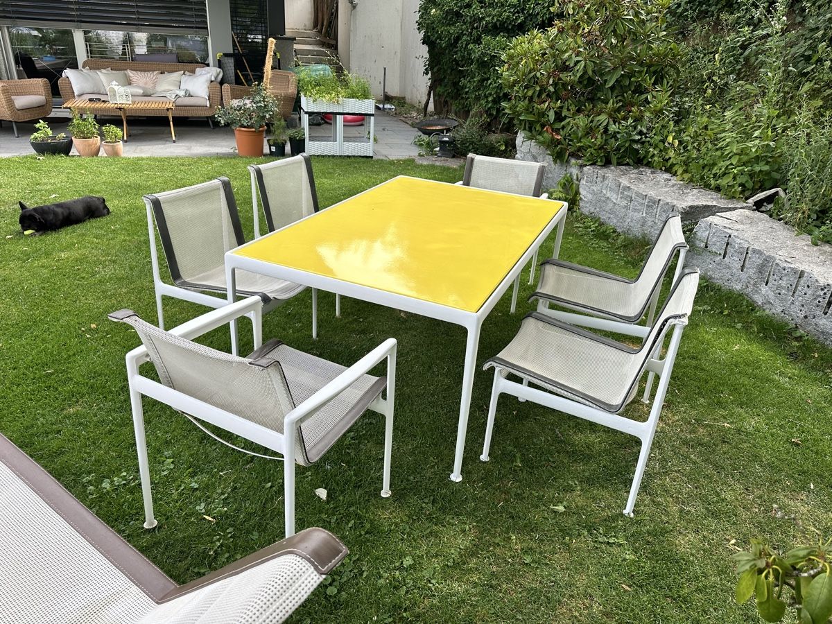 Knoll Tischset: Original Knoll Richard Schultz 1966 Gartenmöbel Set – Gebraucht aus Zollikon von Melissa2308 2