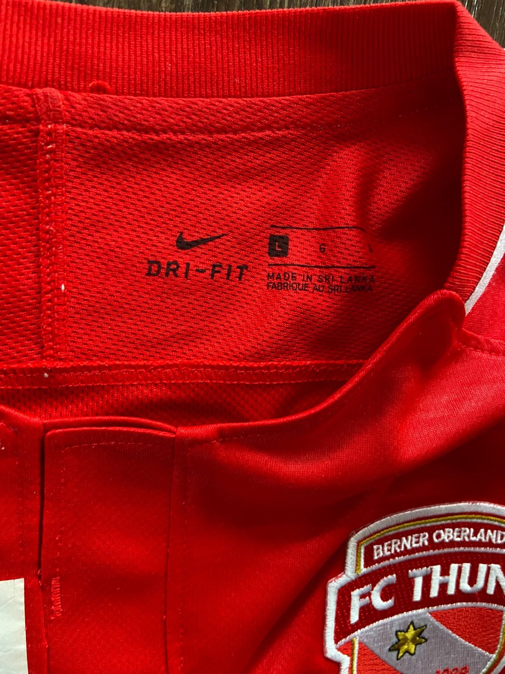Nike Canottiere & Pantaloni: FC Thun Trikot Gr. L / Costanzo – Usato da Muttenz venduto da bargain_hunter 2