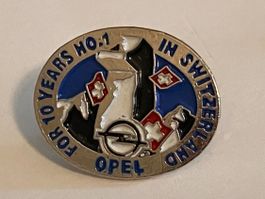 1 Pin Opel - for 10 Years No1 in Switzerland