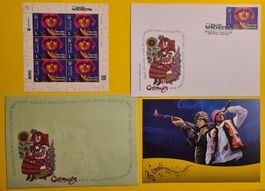 Ukraine 2023 - "Kalush Orchestra" ganzes Set inkl. FDC