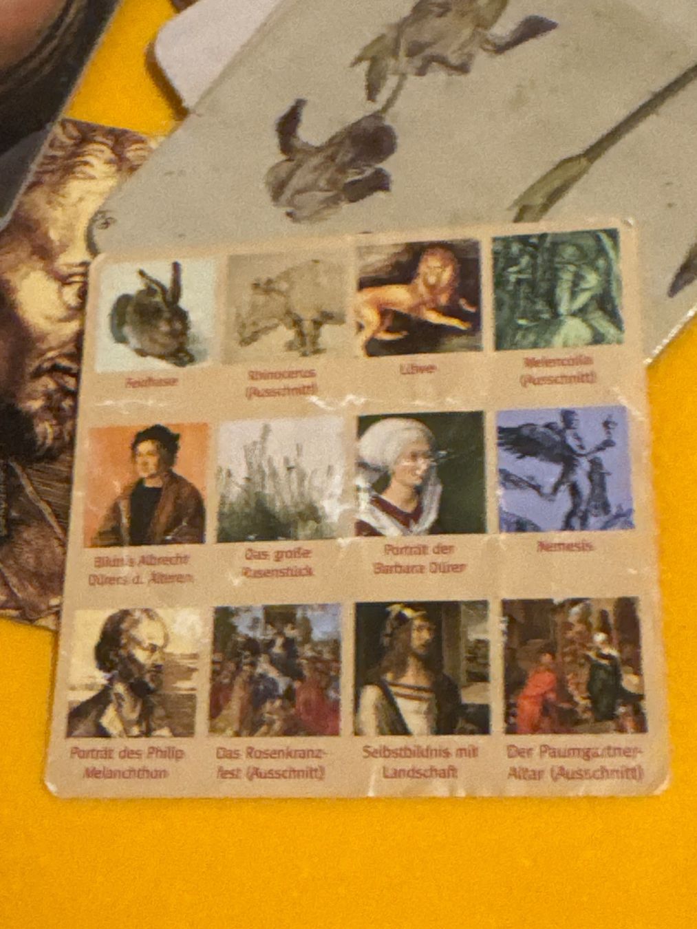 Spiele: Memory spiele Dürer – Gebraucht aus Thun von Atelier 2