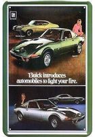 Blechschild-BUICK LIGHT YOUR FIRE