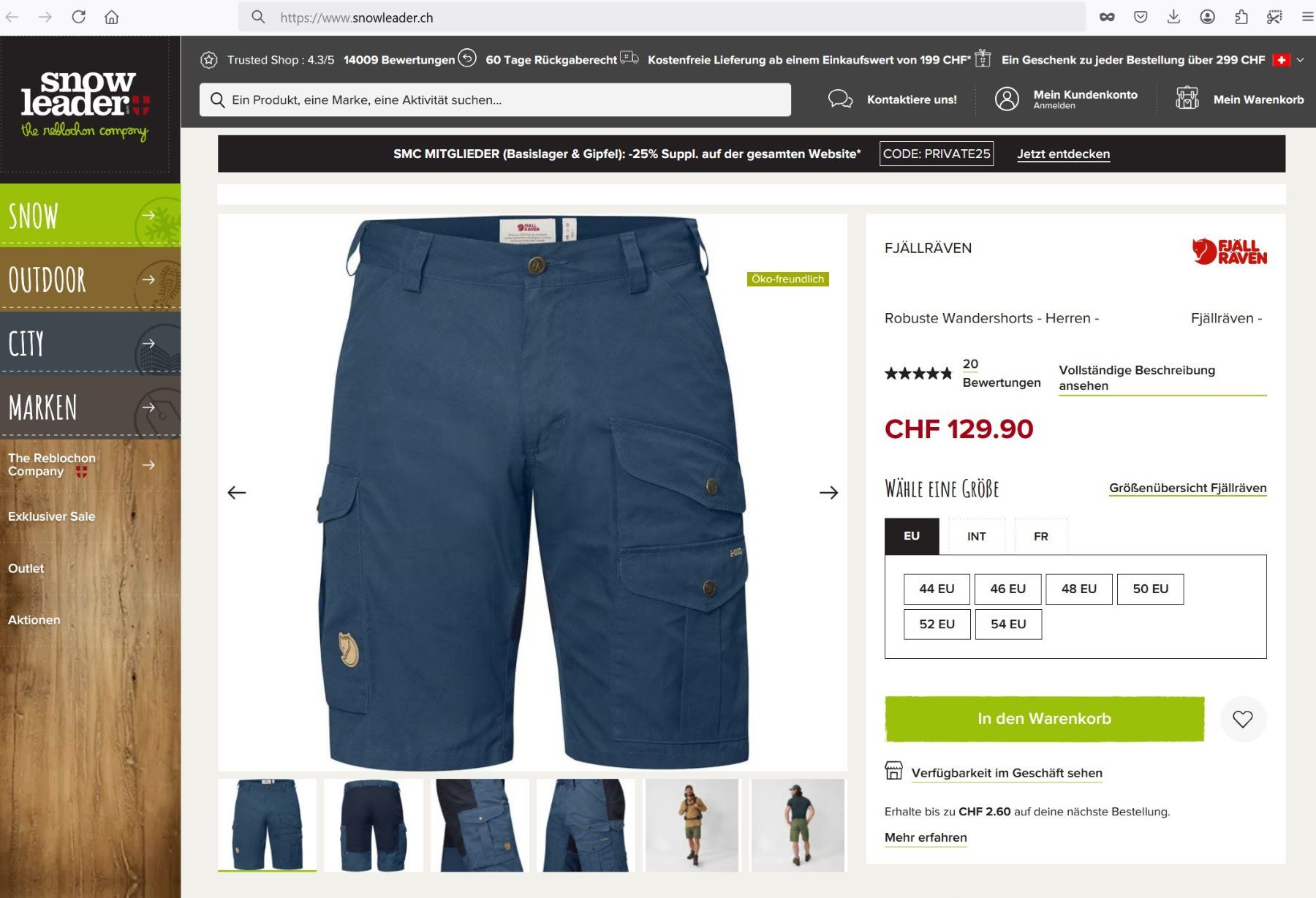 Fjällräven Hosen: 48 NEU 130Fr Fjällräven Wanderhose Sporthose Shorts Rucksack – Neu und originalverpackt aus Steffisburg von Erdling0 1