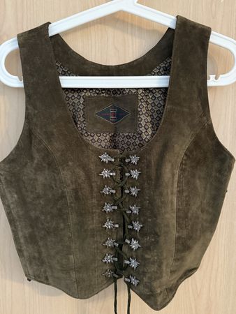 Trachten Damen Weste braun Grösse S gebraucht