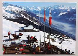 Cabane et terrasse des Violettes (C.A.S.) en hiver
