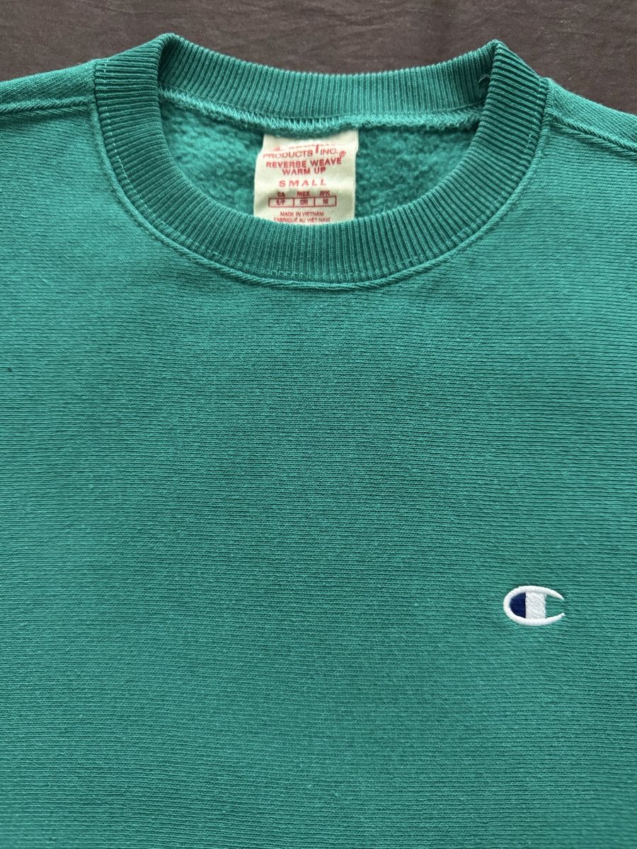 Champion Maglioni & Felpe: Pull-over Champion vert col rond état comme neuf – Nuovo (secondo la descrizione) da Genève venduto da len_5q5n 2