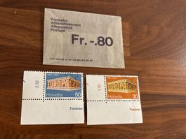 Europa Marken Frankatur PTT 1959-1969