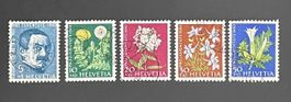 1960 PJ Wiesen- und Gartenblumen ʘ J183 - J187