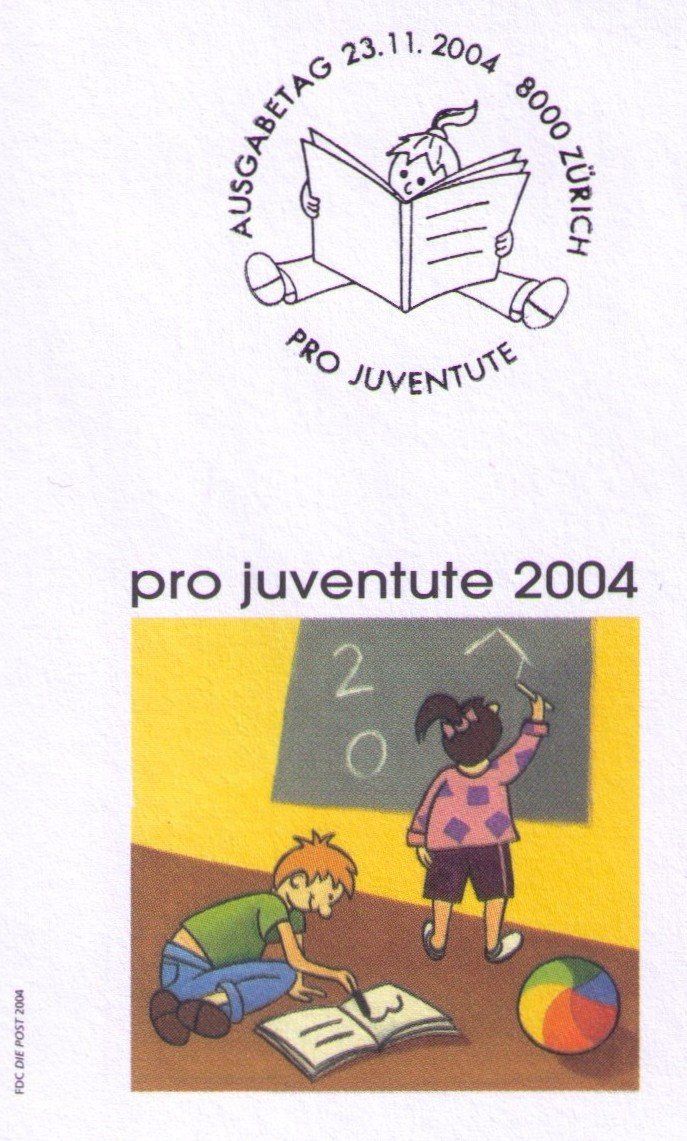 Tutti i francobolli: 2004_J374Aa+375Aa_Pro Juventute__FDC__MARKENHEFT-PAAR ! – Usato da Marthalen venduto da Ch_quality 3