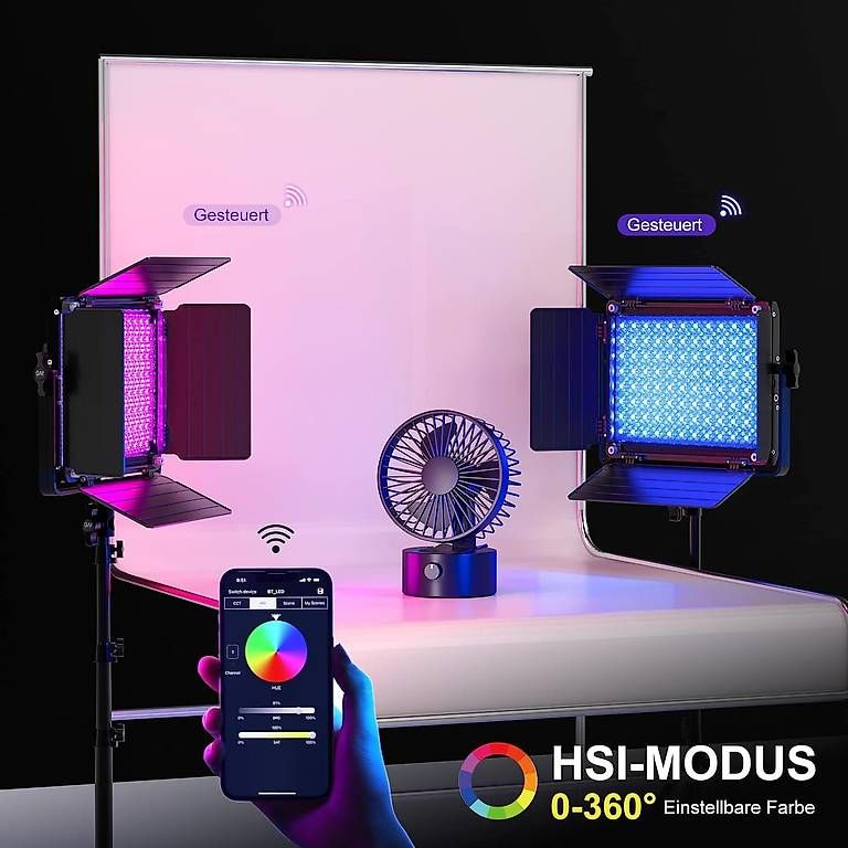 Lampade: Videolicht Panel mit Softbox, 45W LED – Usato da Bern venduto da Kvinikadze87 2