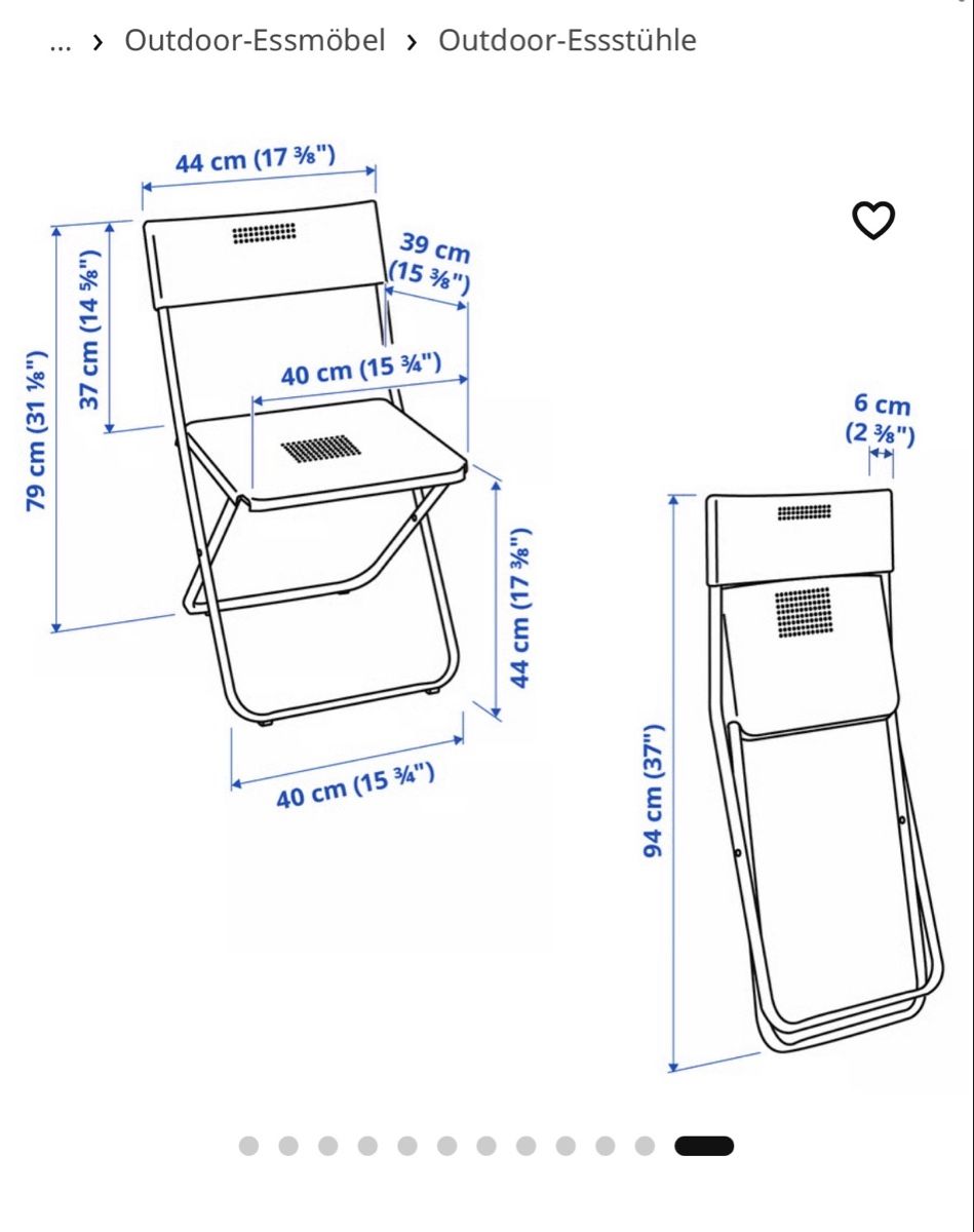 Ikea Sedie: 4 Gartenstühle – Usato da Eschlikon TG venduto da MaEl_G 4