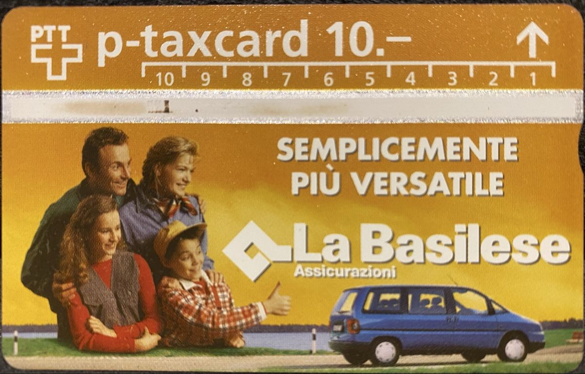 Schede telefoniche: P-taxcard – Usato da Lausanne venduto da babacard10