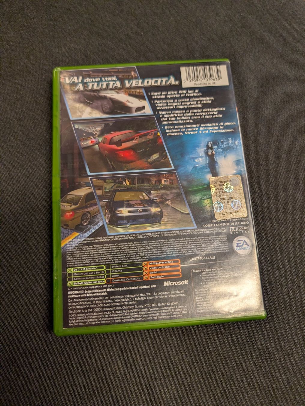 Giochi: Need for speed underground 2 Microsoft Xbox – Usato da Giubiasco venduto da Ticinerd 1