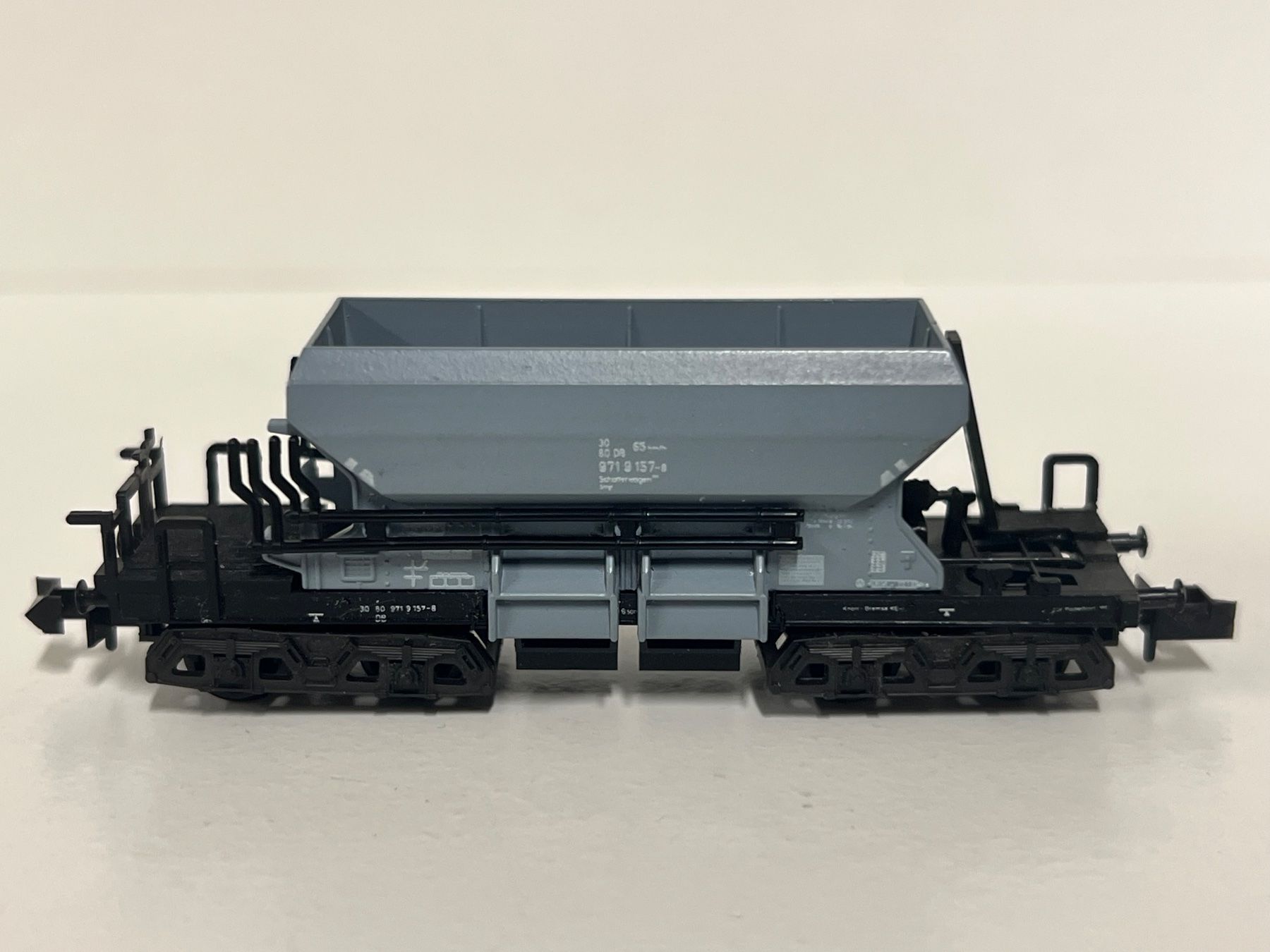 Modellini di ferrovie: SPUR N Trix Schotterwagen – Usato da Geroldswil venduto da TopTrain54 1