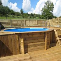 Piscine Bois Ubbink Océa.