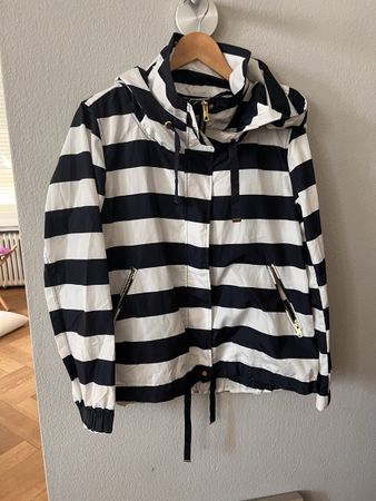 Jacke Zara, Gr. L, blau weiss gestreift 