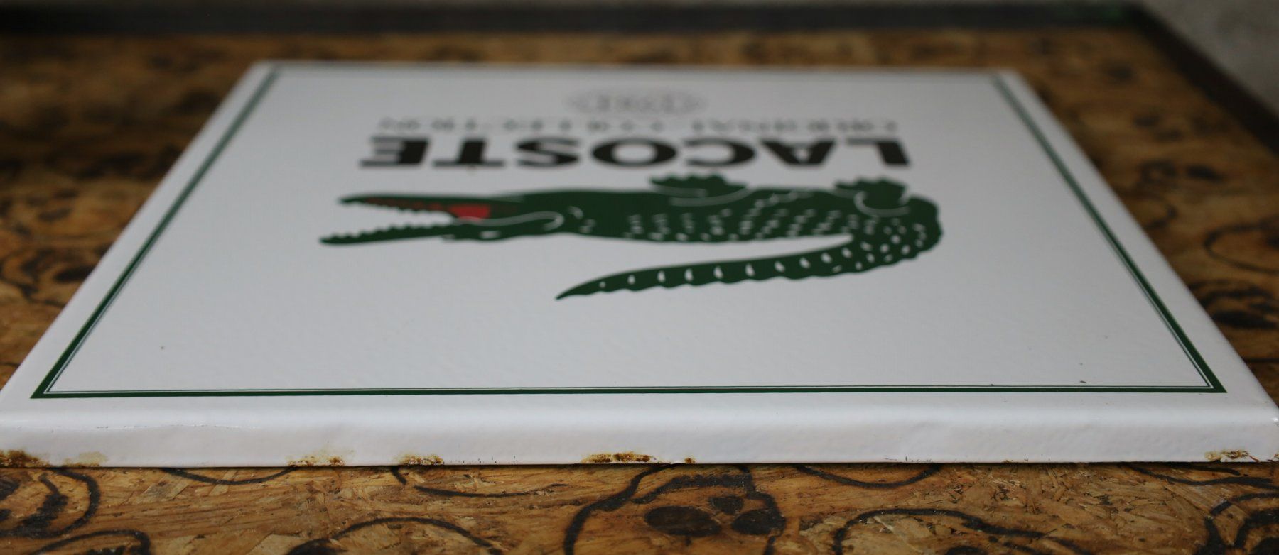 Ecriteaux: Emailschild "Lacoste 1984" – D'occasion à Birrwil par brandschatz_birrwil 6