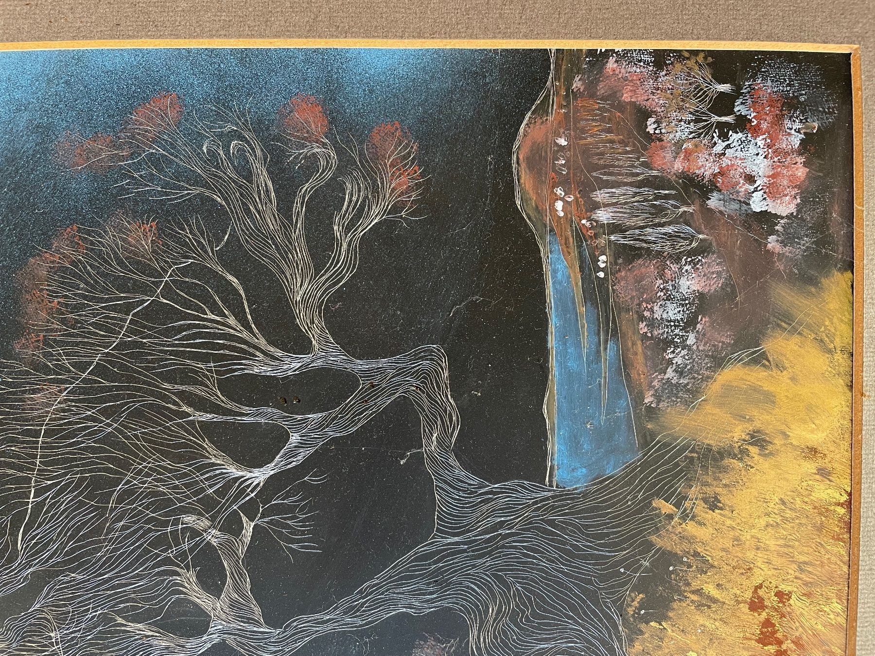 Dipinti: Oelbild Traumlandschaft mit Pferd und Baum – Usato da Oberrieden venduto da PEGNE 2