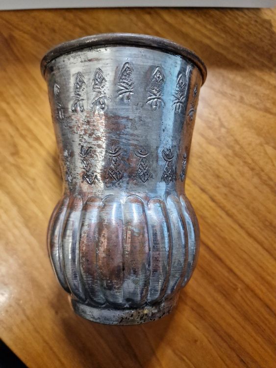 antiker-becher-vintage-kupferbecher-getr-nk-krug-arab-gebraucht-in