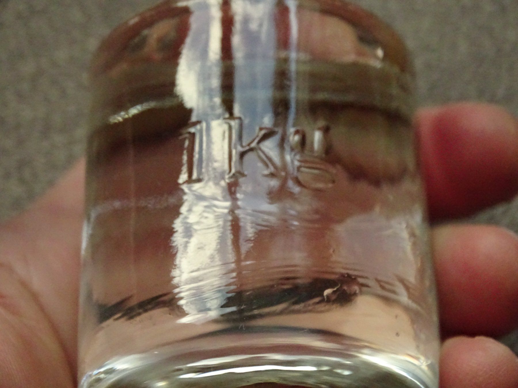 Bilance e pesi: Fünf Glasgewichte  Waage – Usato da Hirzel venduto da Musicman03 3